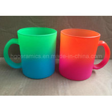 Neon-Farbglas-Becher, Regenbogen-Farbglas-Becher